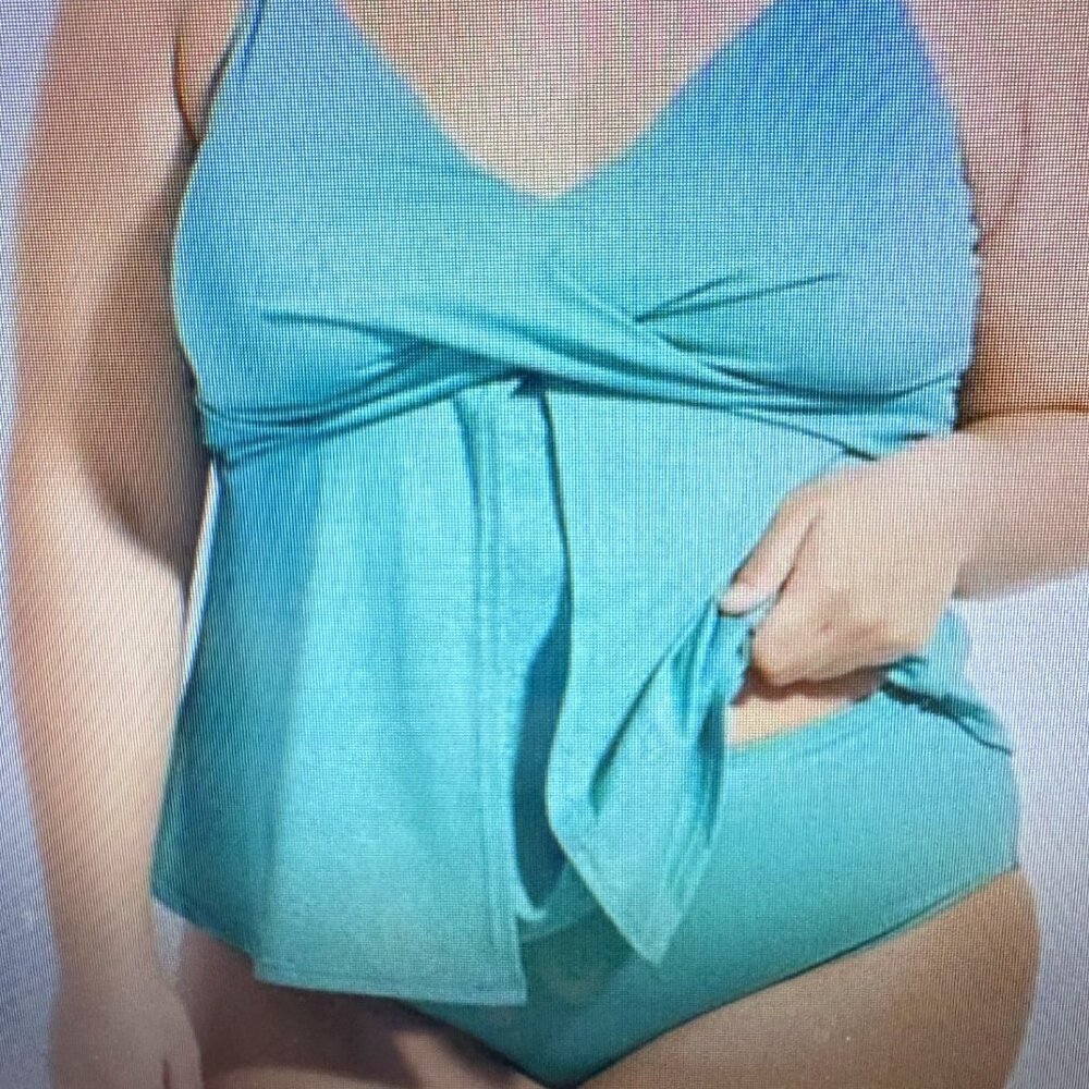 NWT Maurice's Swim Plus Size Sparkle High Waist Bikini Bottom in Size 3X